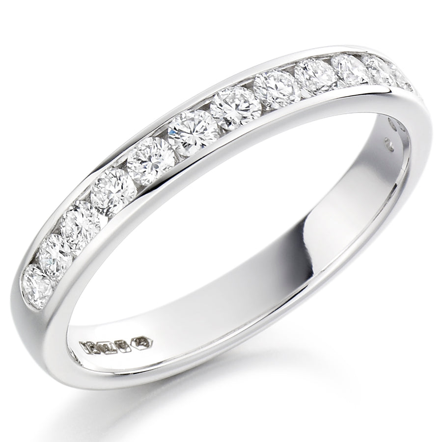 Diamond Channel Set Wedding Ring