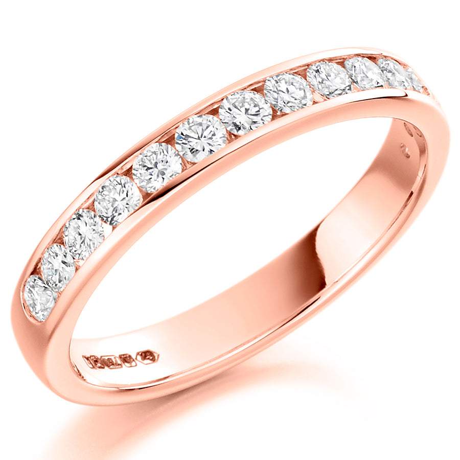 Diamond Channel Set Wedding Ring