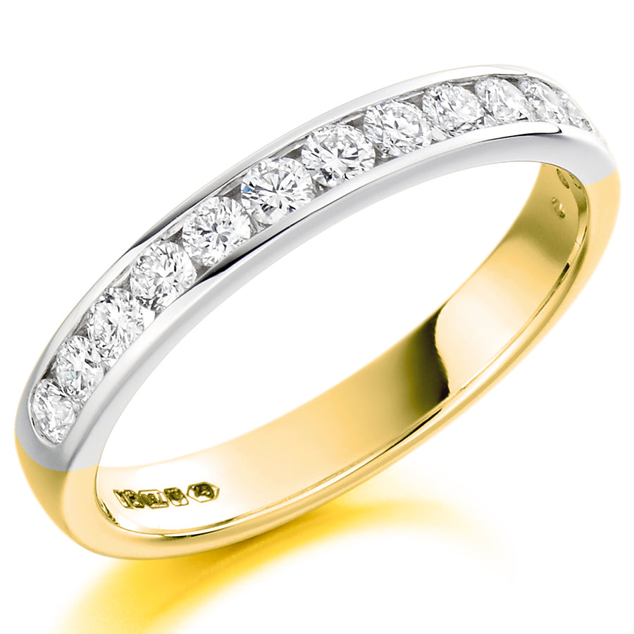 Diamond Channel Set Wedding Ring