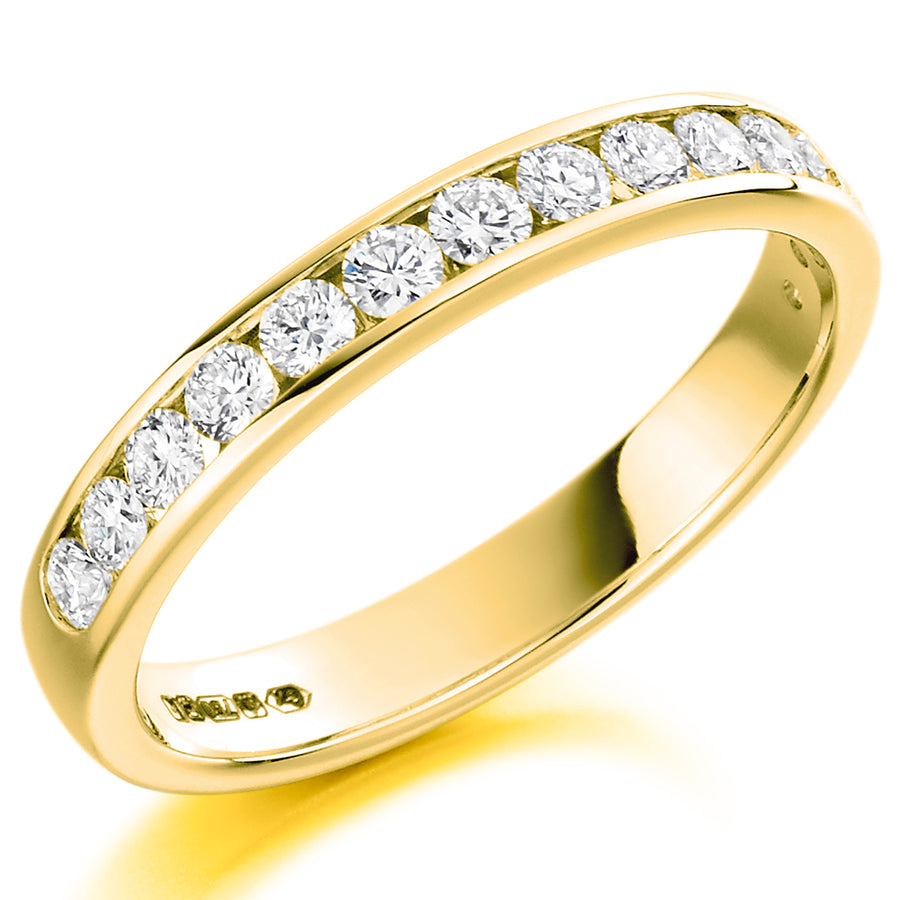 Diamond Channel Set Wedding Ring