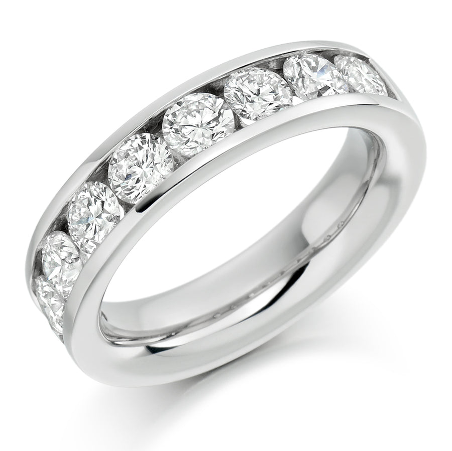 Diamond Channel Set Wedding Ring