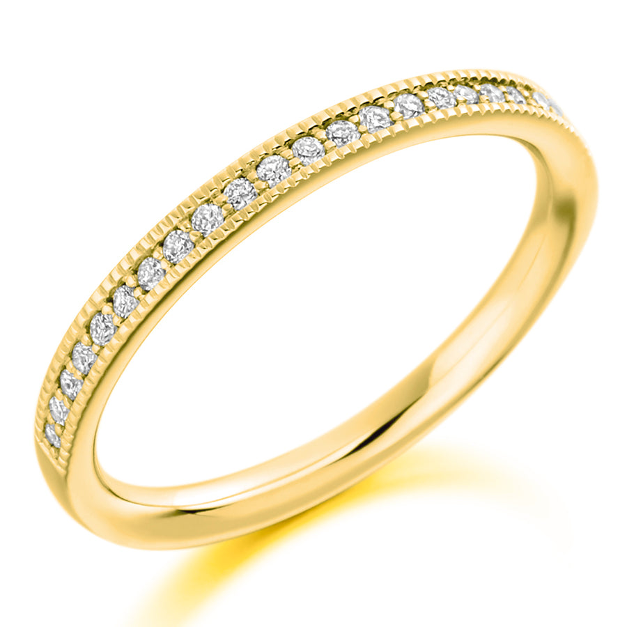 Diamond Milgrain Set Wedding Ring