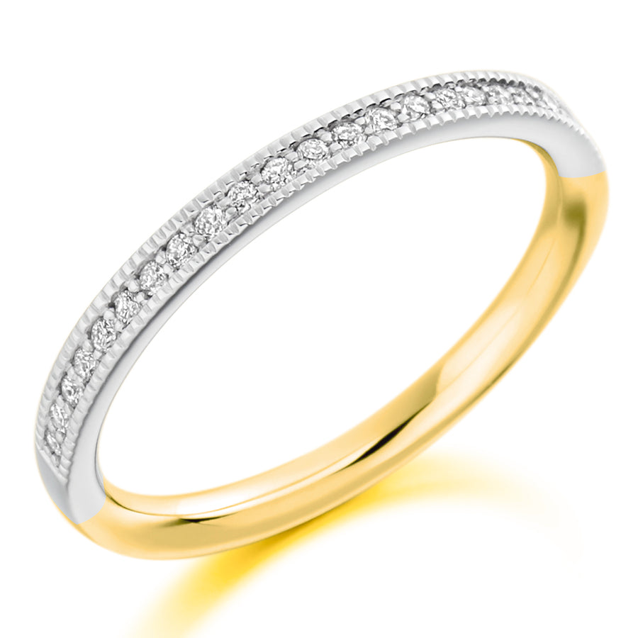 Diamond Milgrain Set Wedding Ring