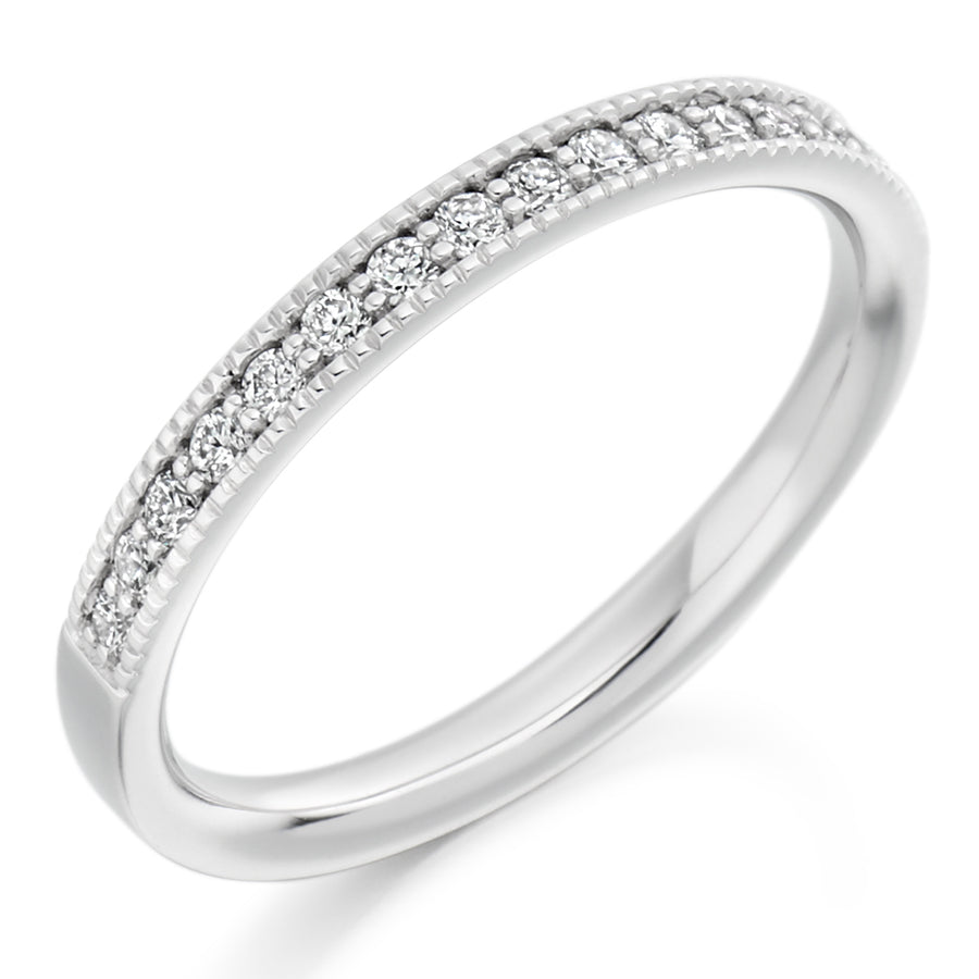 Diamond Milgrain Set Wedding Ring