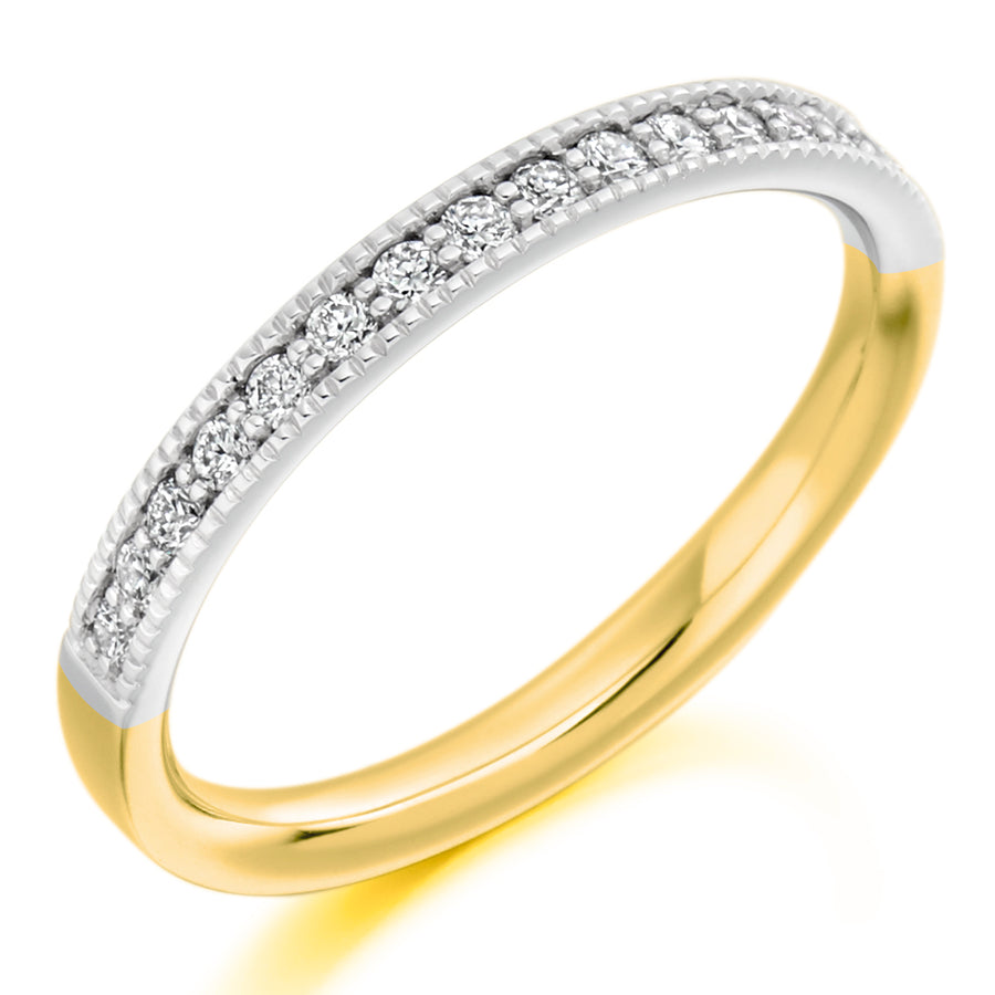 Diamond Milgrain Set Wedding Ring