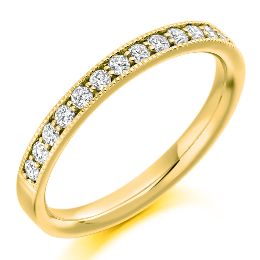 Diamond Milgrain Set Wedding Ring