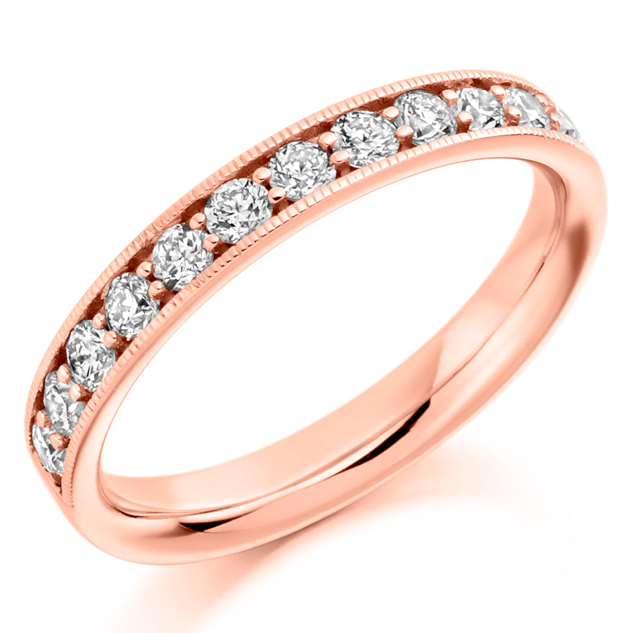 Diamond Milgrain Set Wedding Ring