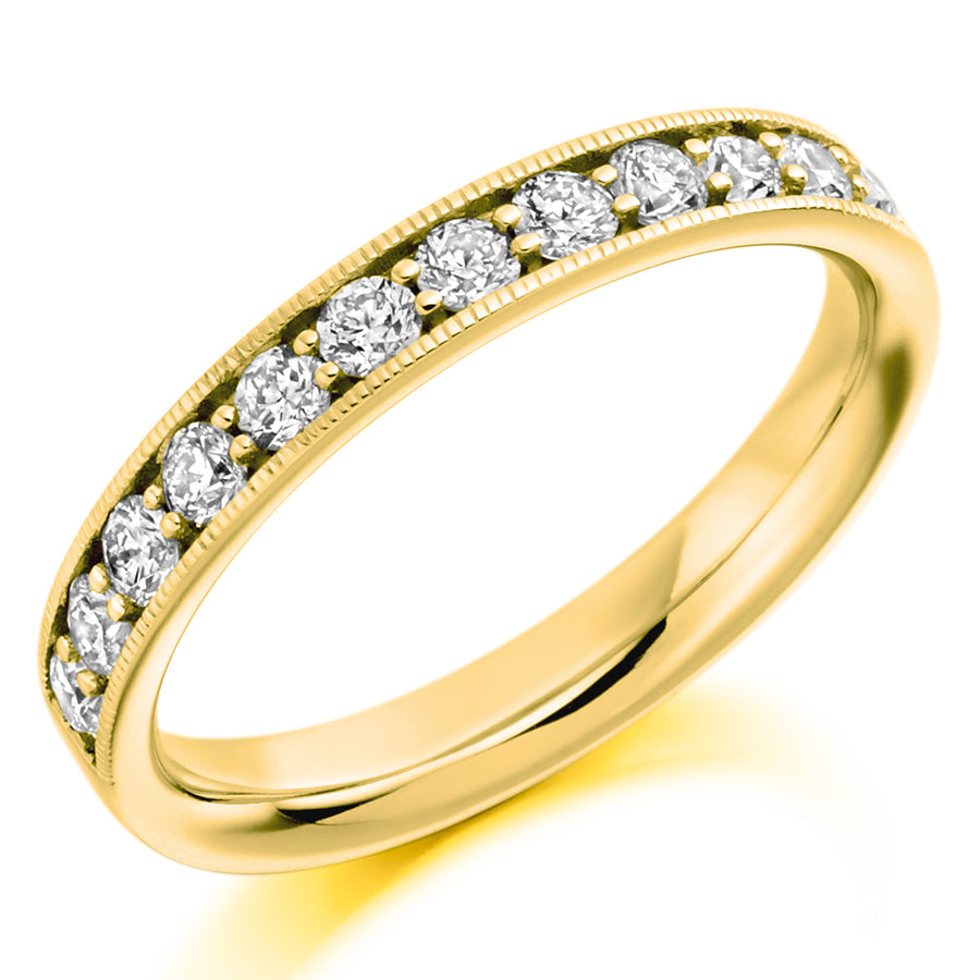 Diamond Milgrain Set Wedding Ring