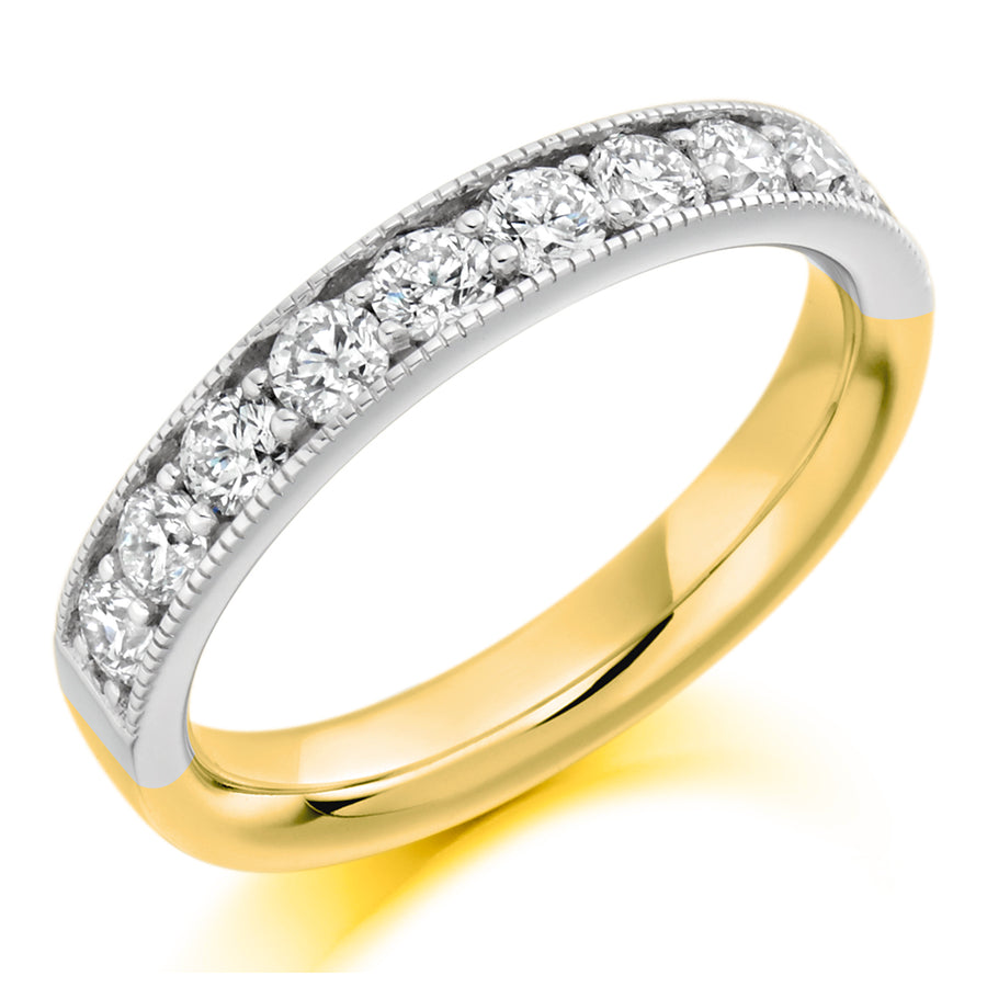 Diamond Milgrain Set Wedding Ring