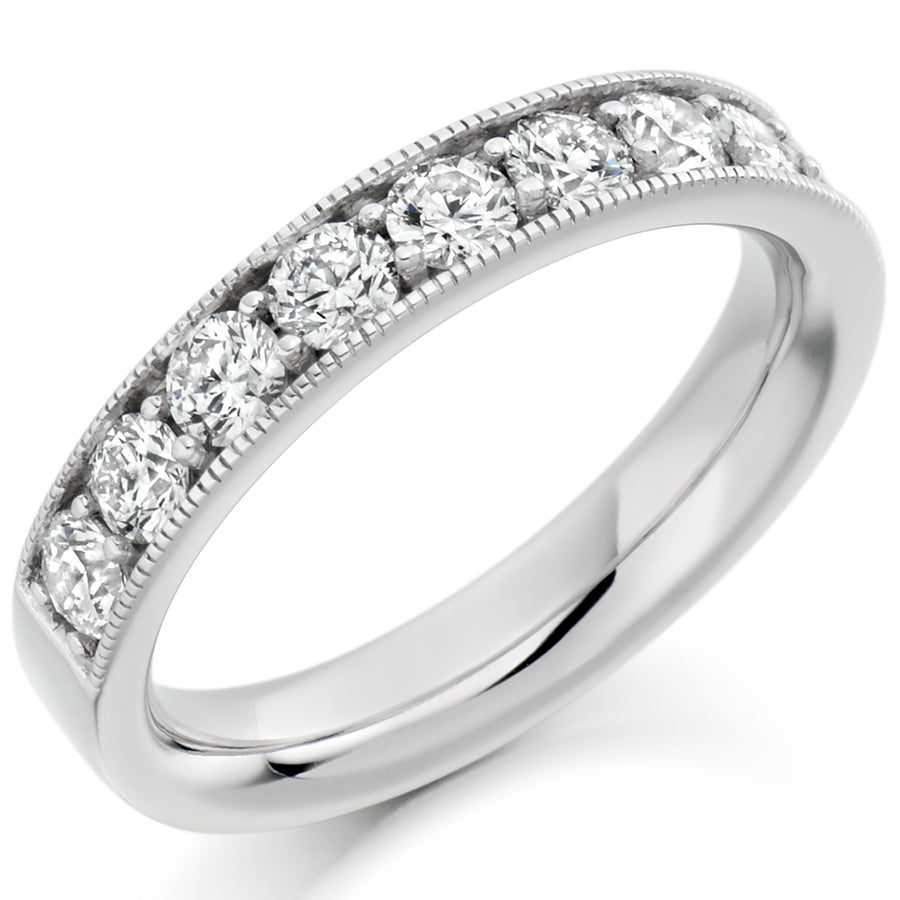 Diamond Milgrain Set Wedding Ring