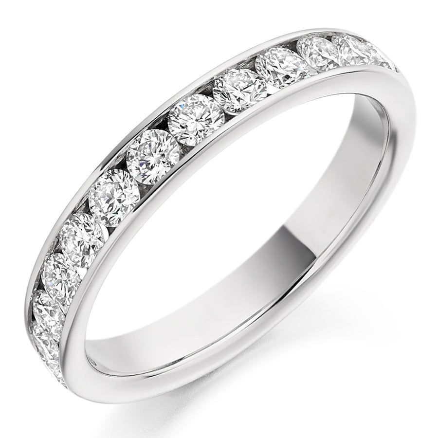 Diamond Channel Set Wedding Ring