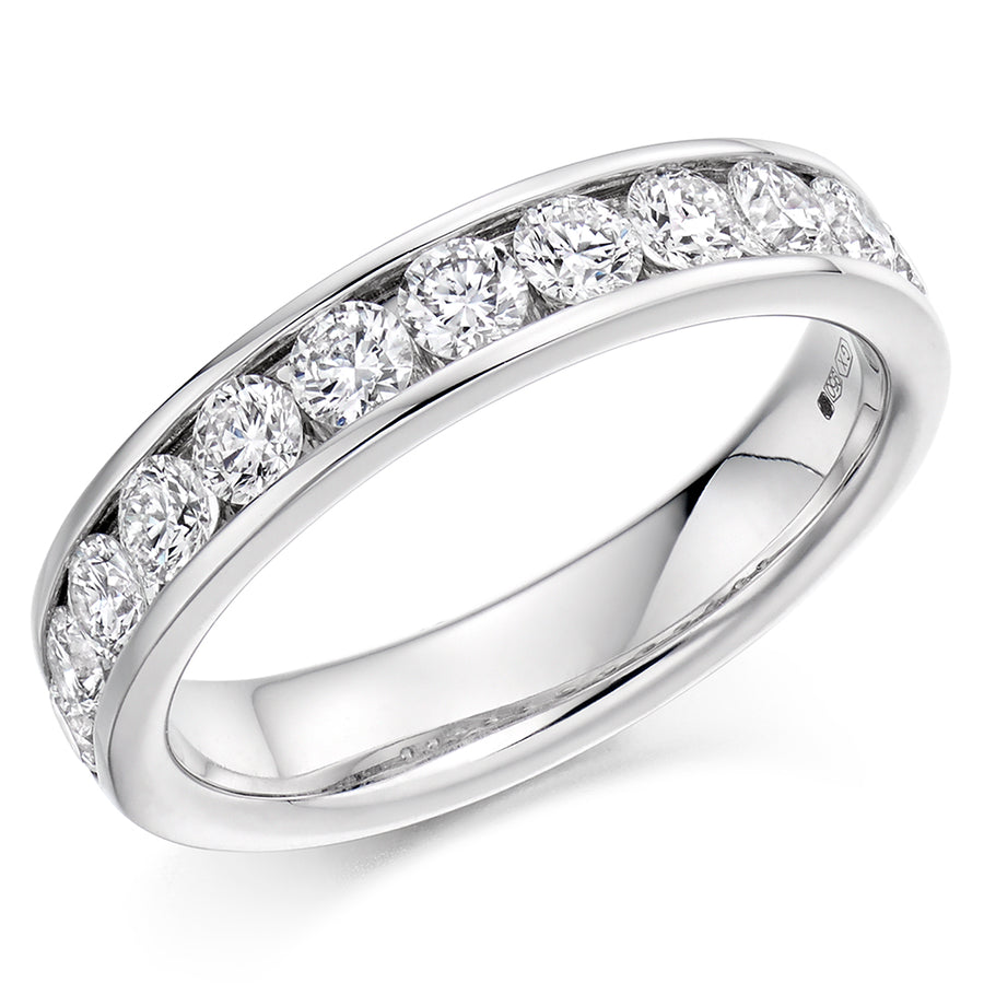 Diamond Channel Set Wedding Ring