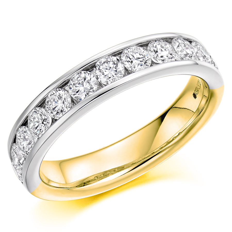 Diamond Channel Set Wedding Ring