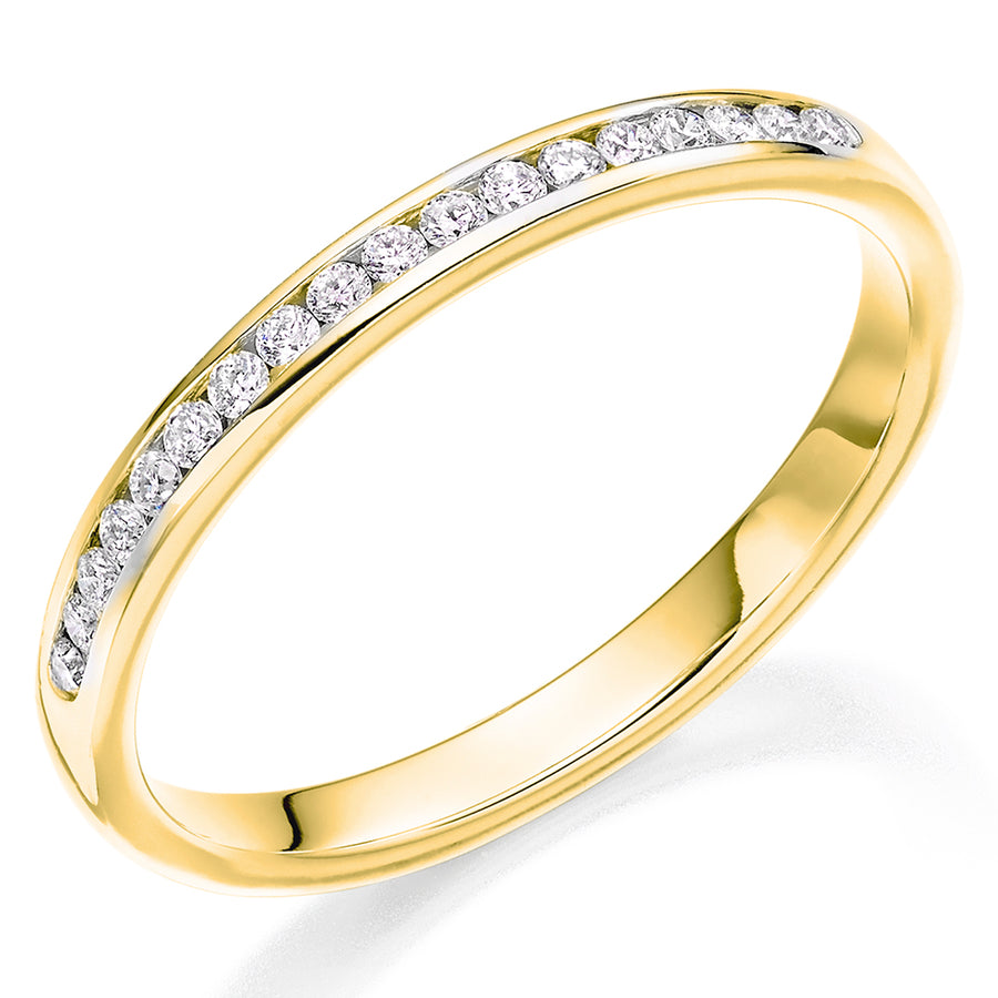 Diamond Channel Set Wedding Ring