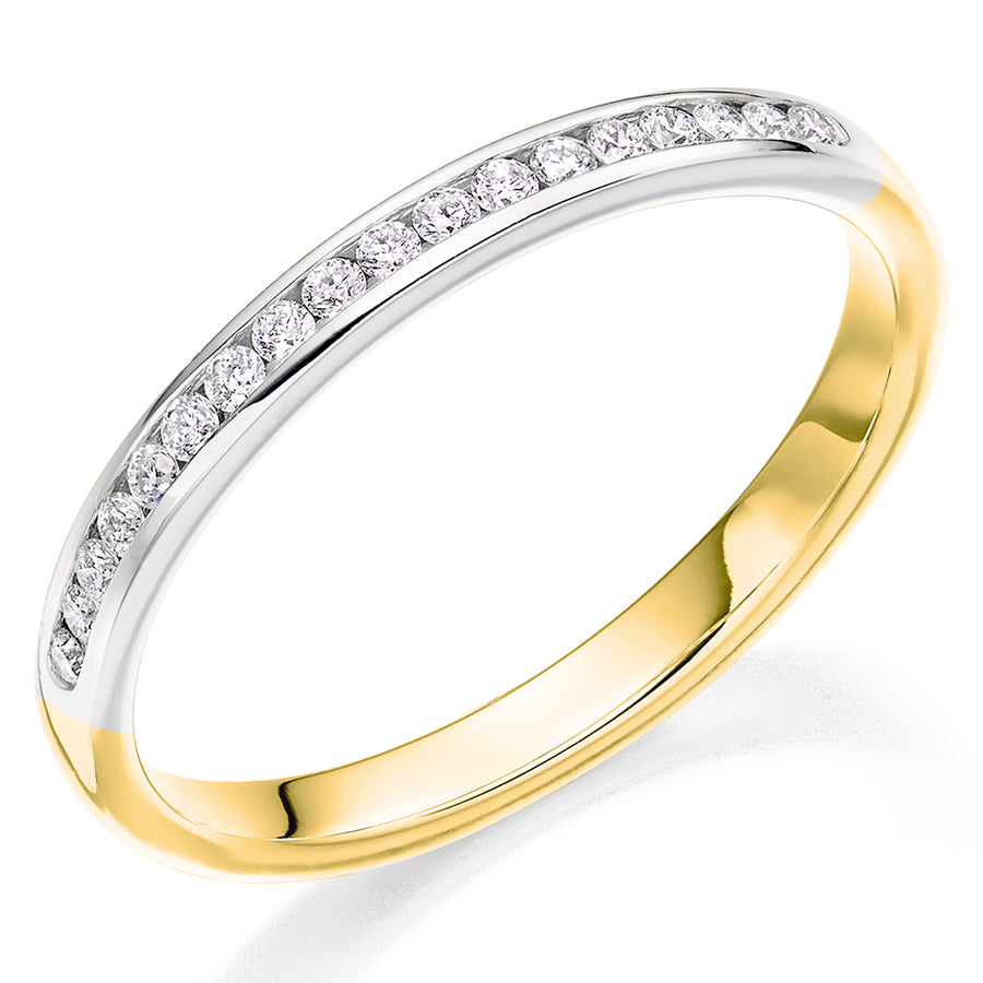 Diamond Channel Set Wedding Ring