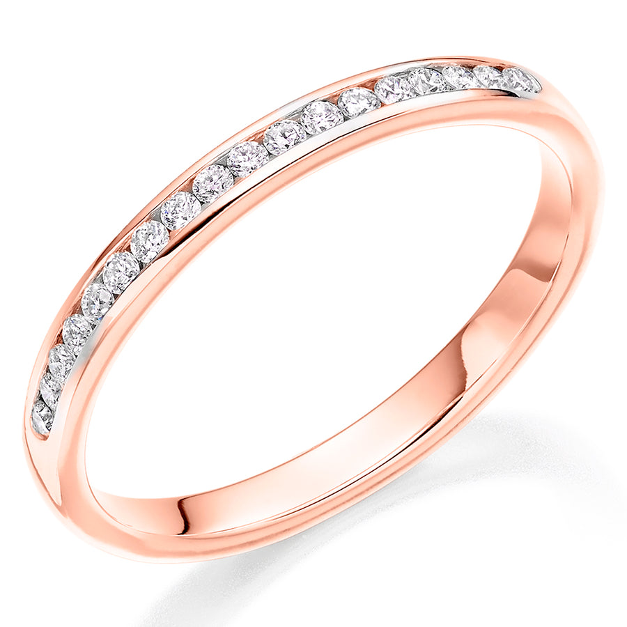 Diamond Channel Set Wedding Ring