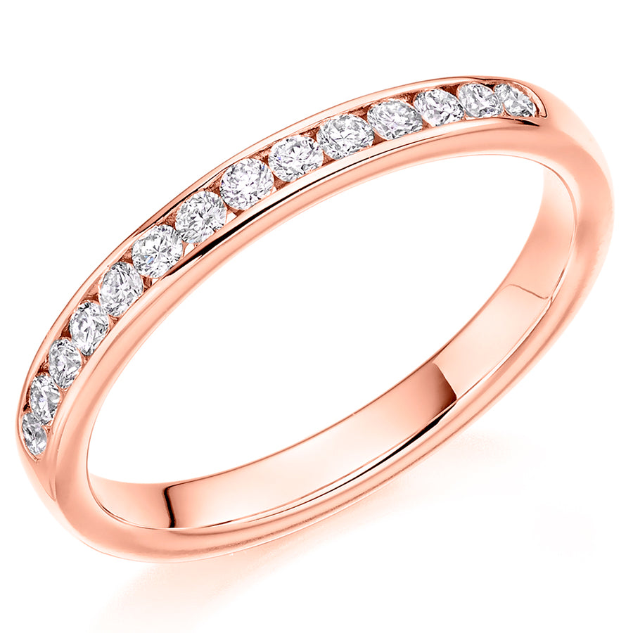 Diamond Channel Set Wedding Ring