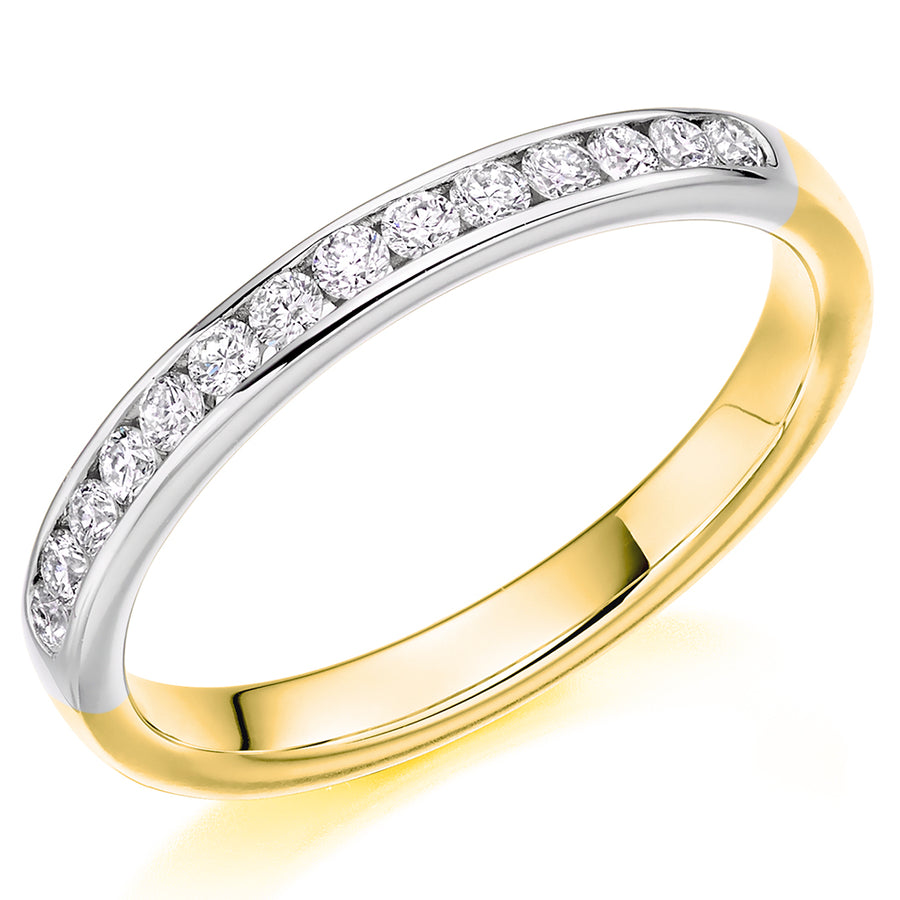 Diamond Channel Set Wedding Ring