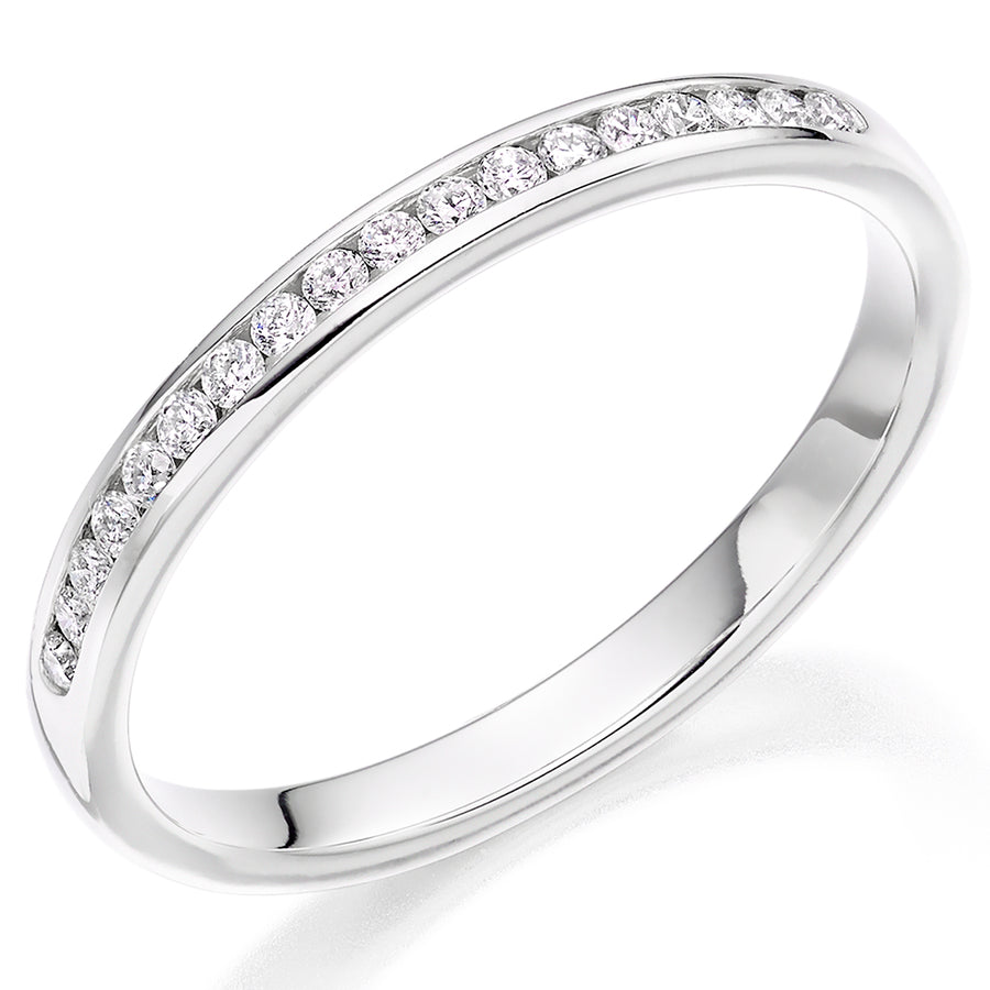 Diamond Channel Set Wedding Ring