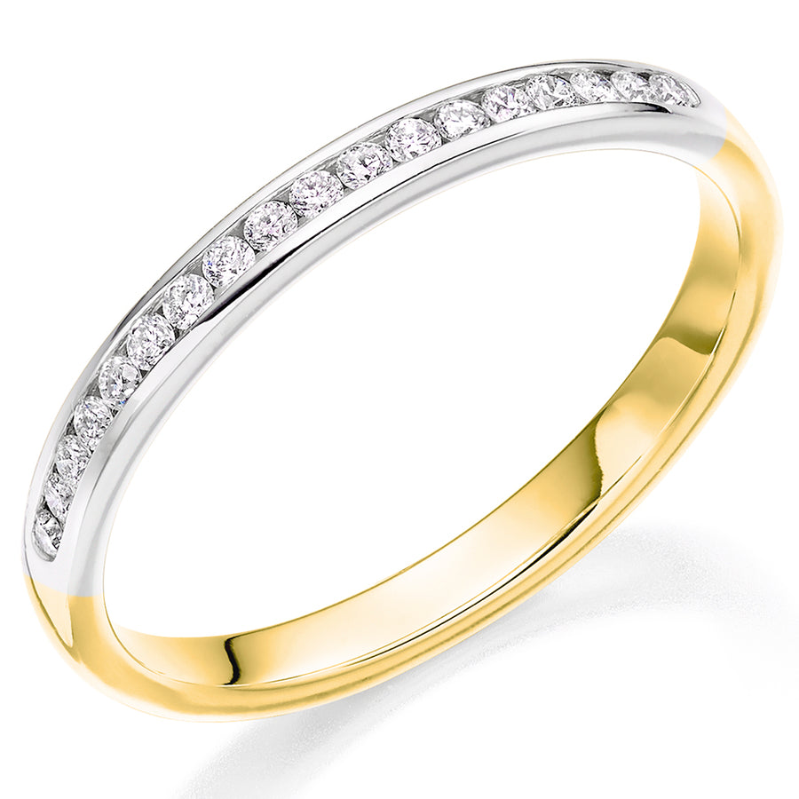 Diamond Channel Set Wedding Ring