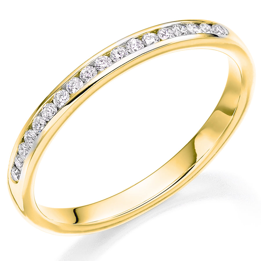 Diamond Channel Set Wedding Ring