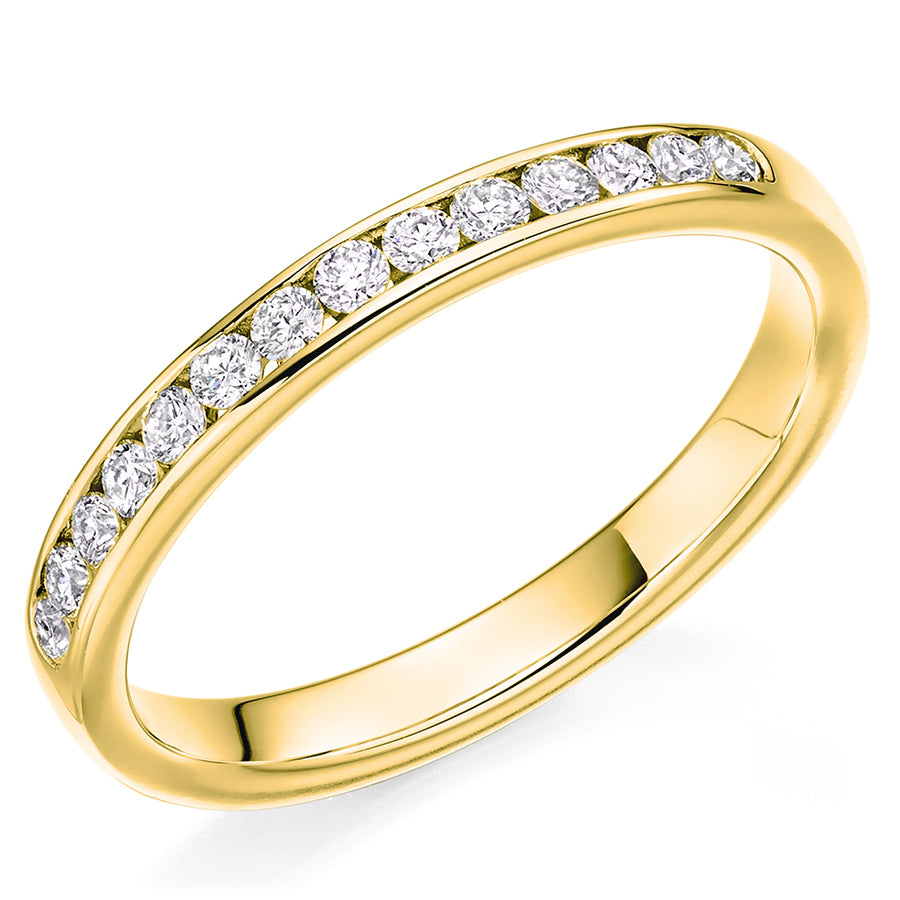 Diamond Channel Set Wedding Ring