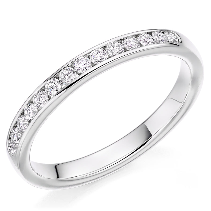 Diamond Channel Set Wedding Ring