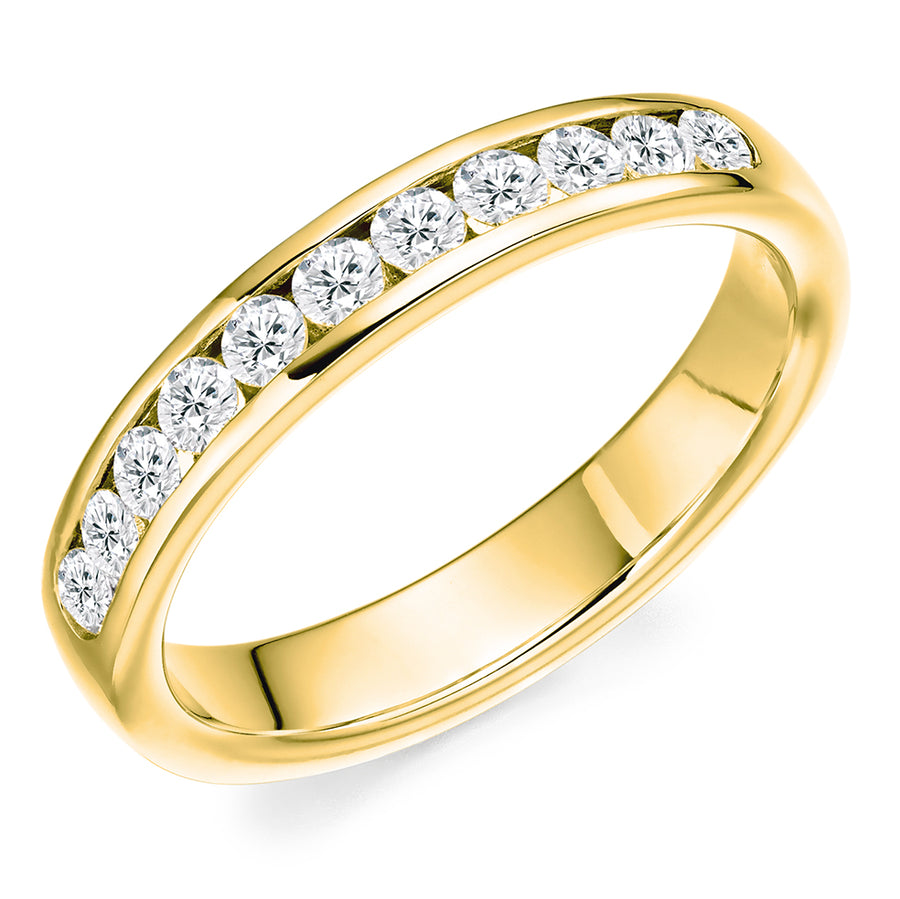 Diamond Channel Set Wedding Ring