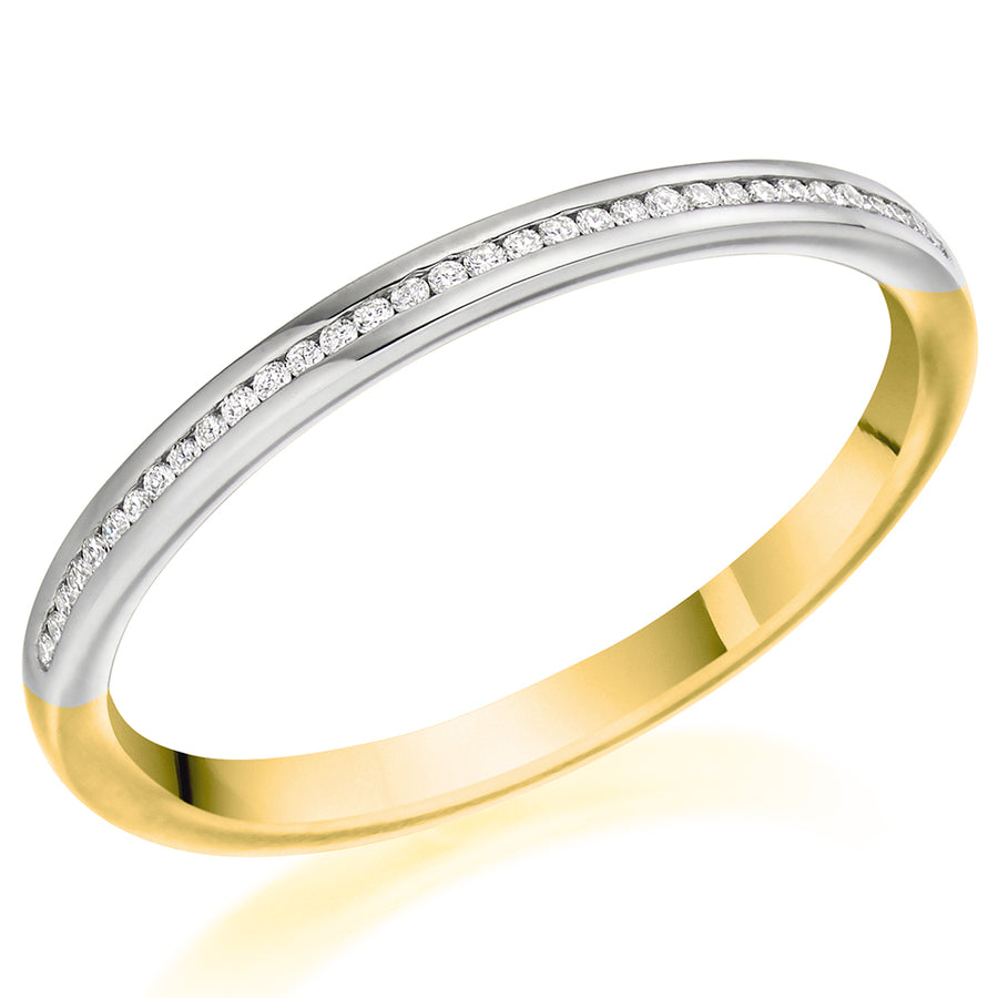 Diamond Channel Set Wedding Ring