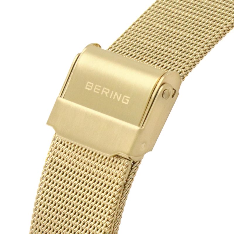 Bering Classic Gold Plated Stainless Steel Mesh Watch