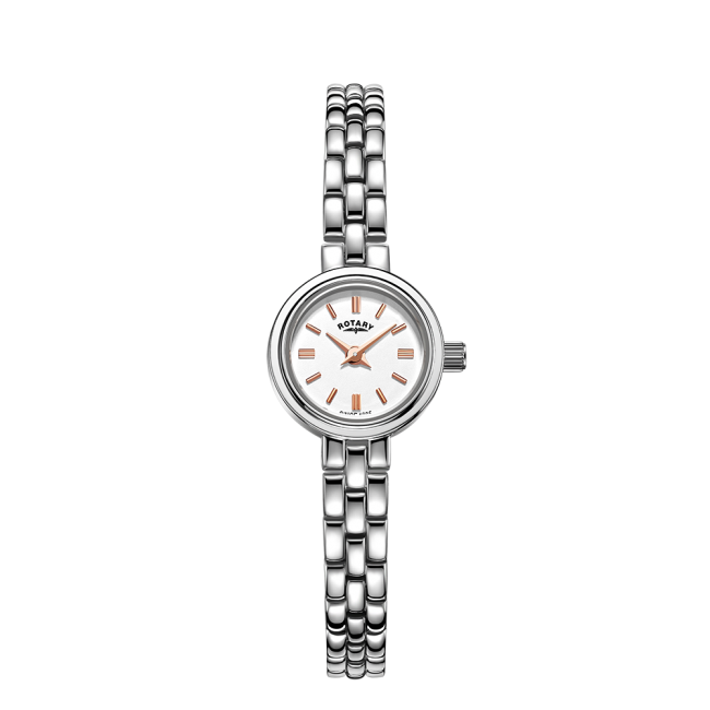 Rotary Ladies Petite Stainless Steel Bracelet Watch