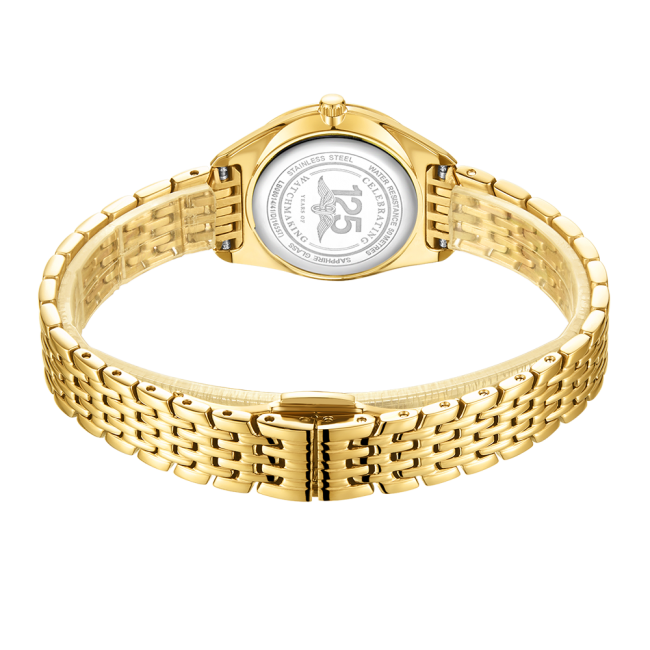 Rotary Ladies Gold Plated Ultra Slim Watch