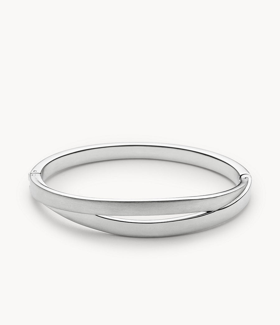 Skagen Steel Crossover Hinged Bangle