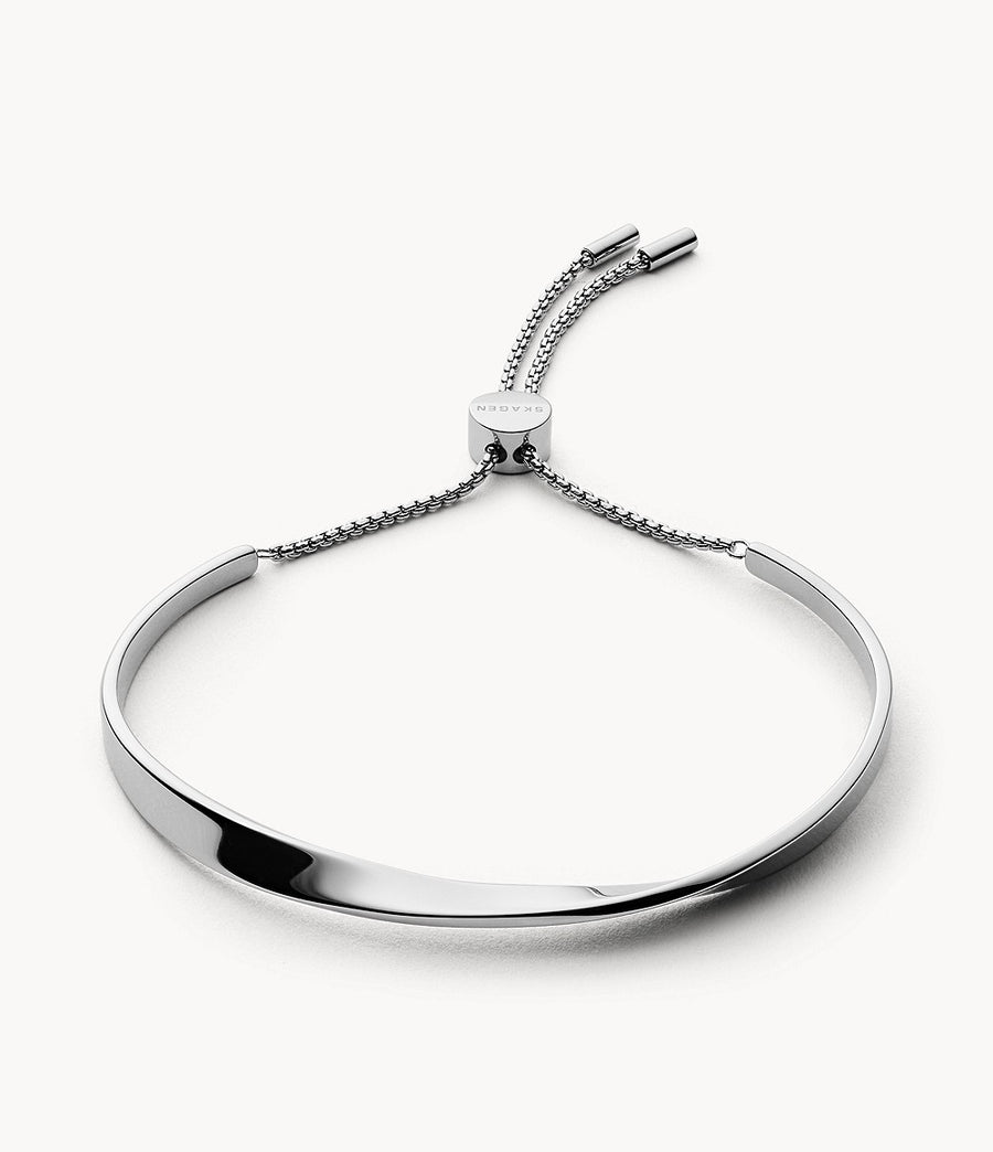 Skagen Steel Twisted Cuff Bracelet