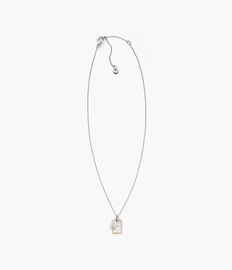 Skagen Two-Tone Mother of Pearl Pendant
