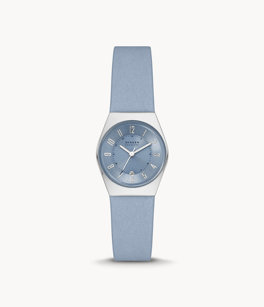 Skagen Ladies Coastal Blue Leather Watch