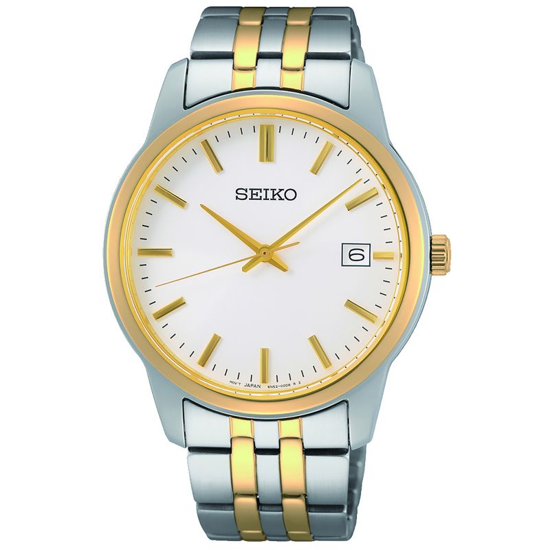 Seiko Gents Two-Tone Round Dial Watch