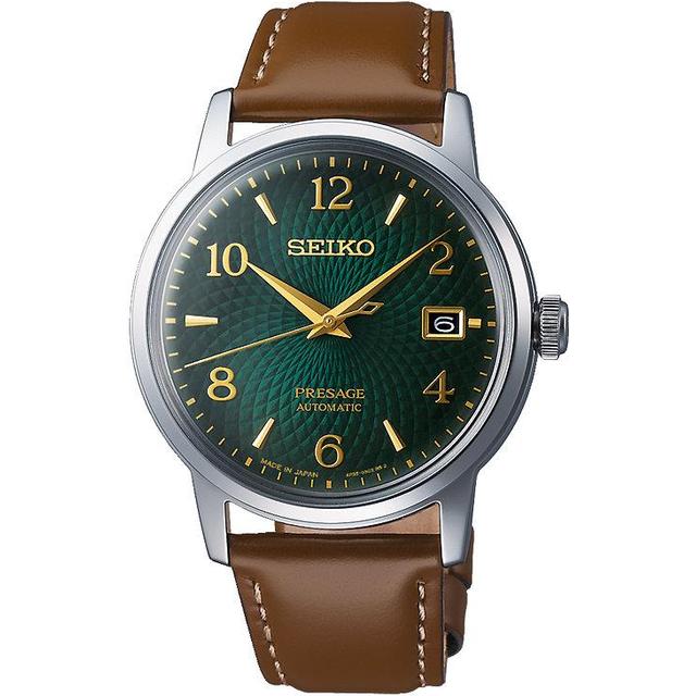 Seiko Gents Automatic Presage Green Dial Watch