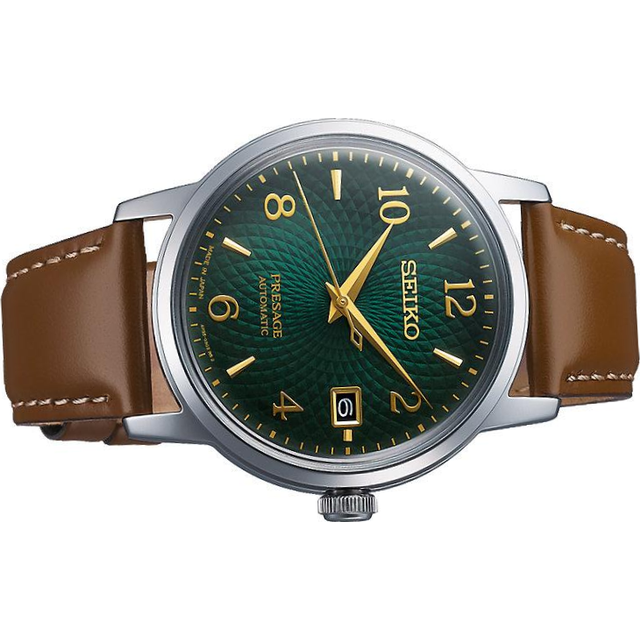 Seiko Gents Automatic Presage Green Dial Watch