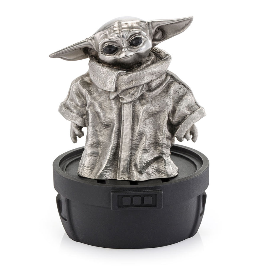 Royal Selangor Pewter Star Wars 'Baby Yoda' Grogu Figurine and Stand