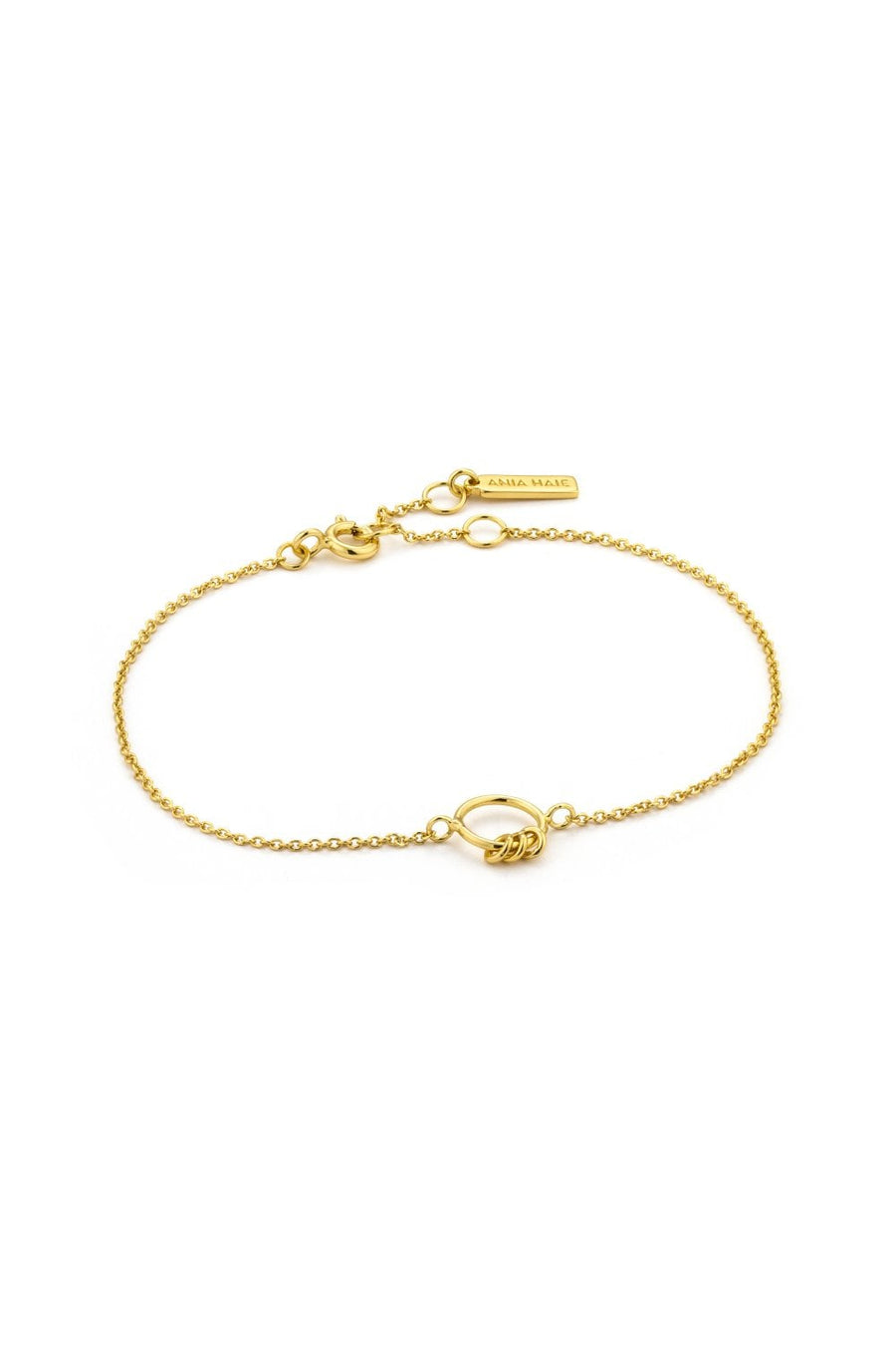 Ania Haie Gold Modern Circles Bracelet