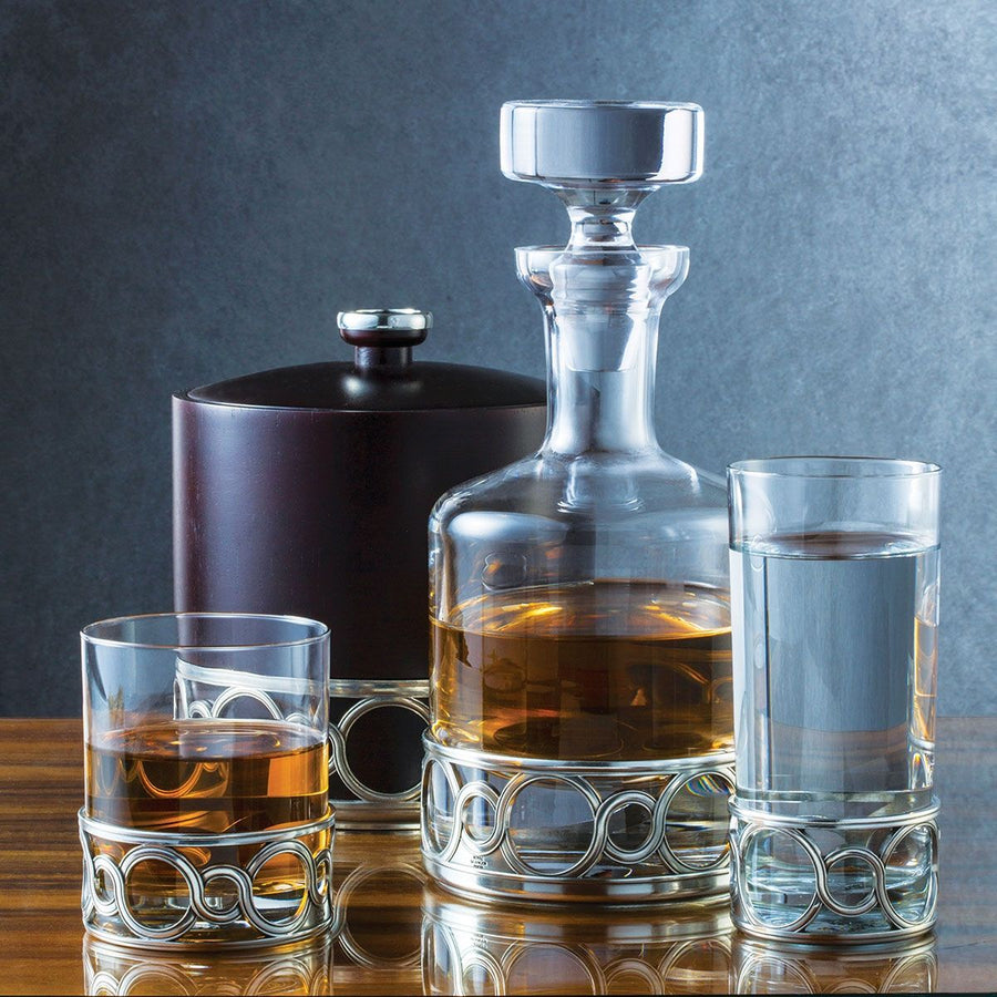 Royal Selangor Pewter & Glass Whisky Decantor