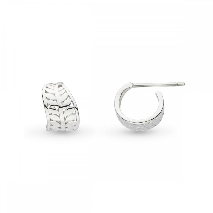 Kit Heath Sterling Silver Eden Wrap Leaf Studs