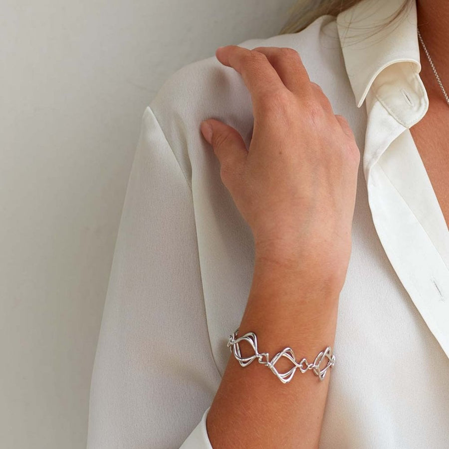 Kit Heath Sterling Silver Alicia Entwine Bracelet