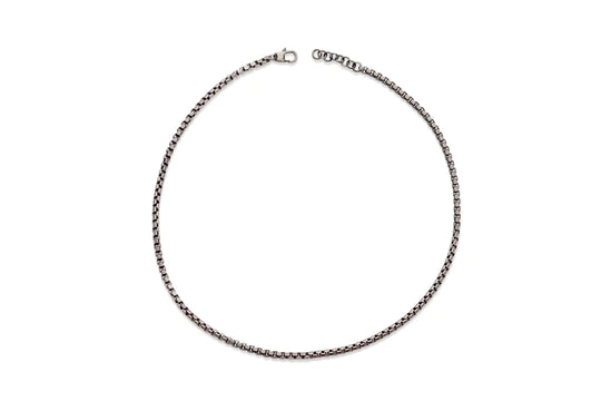 Unique Steel Box Chain Necklace