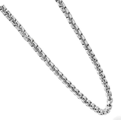 Fred Bennett Steel Gents Belcher Chain Necklace