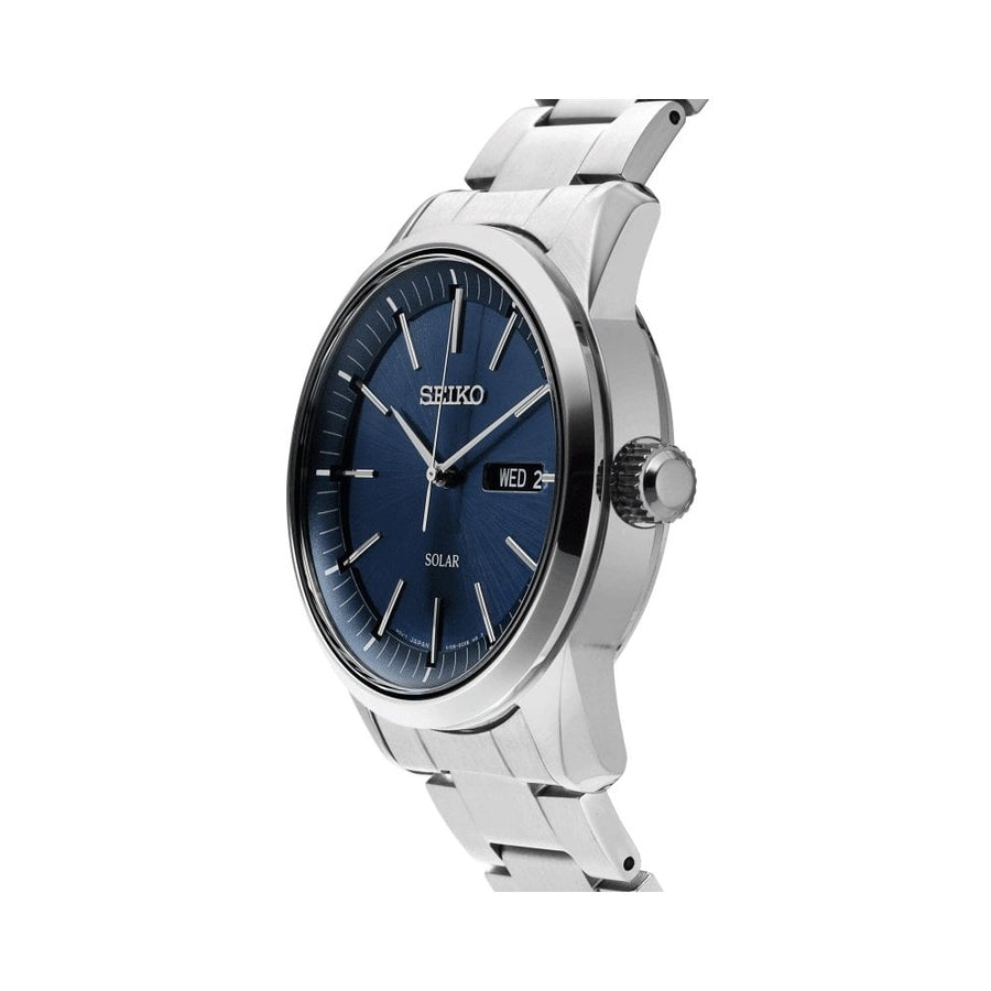 Seiko Gents Blue Dial Solar Watch